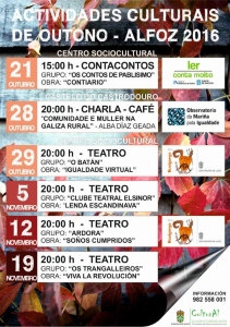 ACTIVIDADES CULTURALES DE OTOÑO