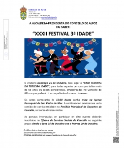 XXXII FESTIVAL DE LA TERCERA EDAD DE ALFOZ