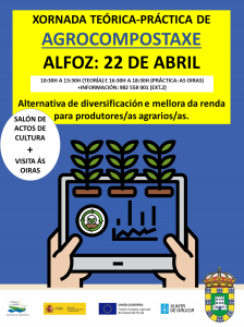 JORNADA TEÓRICA-PRÁCTICA SOBRE AGROCOMPOSTAJE. Alternativa de diversificación y mejora de la renta para productores y productoras agrarias.