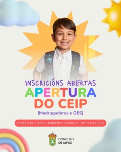 PROGRAMA DE MADRUGADURES Y OCIO-ESTUDIO DEL CEIP DE ALFOZ