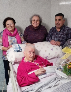MARÍA EDELMIRA LEGASPI TRELLES CELEBRÓ SU 101 ANIVERSARIO