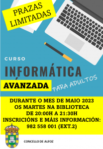 CURSO DE INFORMÁTICA AVANZADA. MAIO 2023