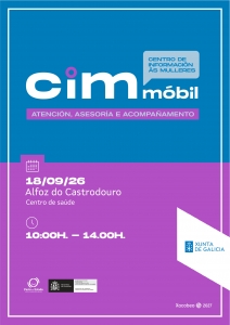 El CIM M&Oacute;VIL ESTAR&Aacute; EN ALFOZ EL 18 DE SEPTIEMBRE 