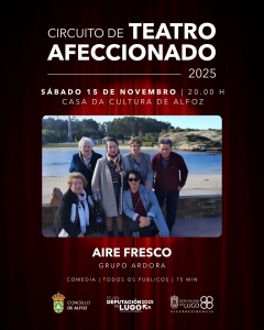 ¡NOVIEMBRE SIGUE SIENDO EL MES DEL TEATRO EN ALFOZ! 