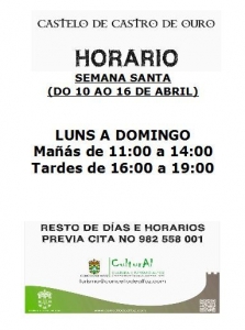 HORARIO DE SEMANA SANTA DEL CASTILLO