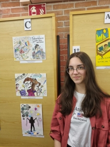 NUESTRA VECINA INÉS MARTÍNEZ, PREMIADA EN LA FASE PROVINCIAL DEL CONCURSO DE DIBUJO LETRAS GALLEGAS 2024