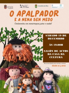 CUENTACUENTOS CON MARIONETAS. "O APALPADOR E A NENA SEN MEDO" DE A XANELA DO MAXÍN