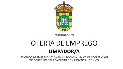 OFERTA DE EMPLEO: LIMPIADOR/A