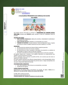 ABIERTO EL PLAZO PARA SOLICITAR PLAZA EN EL PROGRAMA DE TURISMO SOCIAL DEL IMSERSO