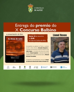 ENTREGA DEL PREMIO DEL X CONCURSO BALBINO DE RELATOS