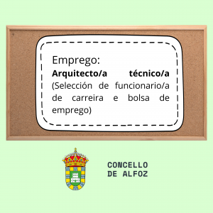 EMPLEO: ARQUITECTO/A TÉCNICO/A