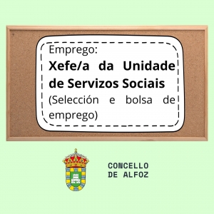 EMPLEO: JEFE/A DE LA UNIDAD DE SERVICIOS SOCIALES