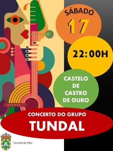 CONCIERTO DEL GRUPO TUNDAL EN EL CASTILLO DE CASTRO DE OURO. 17 DE JULIO A LAS 22:00H