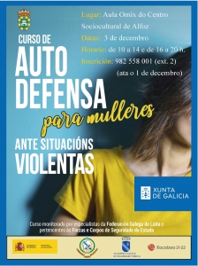 CURSO DE AUTODEFENSA PARA MUJERES. ABIERTO PLAZO DE INSCRIPCIÓN.