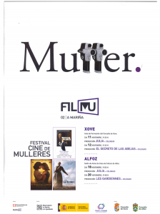 FESTIVAL DE CINE DE MUJERES. VIERNES 18 Y DOMINGO 20 A LAS 19:00H EN EL SALÓN DE ACTOS DE LA CASA DE LA CULTURA DE ALFOZ