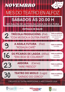 NOVIEMBRES: MES DEL TEATRO EN ALFOZ