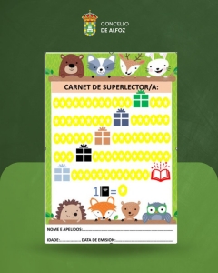NOVIDADES INFANTÍS NA BIBLIOTECA E CARNÉ DE SUPERLECTOR/A