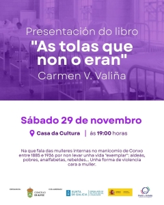 PRESENTACIÓN DO LIBRO "AS TOLAS QUE NON O ERAN"
