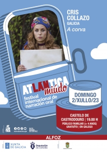 2 DE XULLO: FESTIVAL ATLÁNTICA PARA PÚBLICO FAMILIAR: CRISTINA COLLAZO PRESENTA "A CORVA"