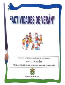 ACTIVIDADES DE VER&Aacute;N 