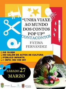CONTACONTOS DE FÁTIMA FERNÁNDEZ  "UNHA VIAXE AO MUNDO DOS CONTOS POP UP"