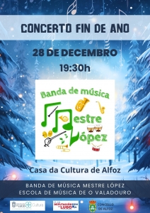 CONCERTO DE FIN DE ANO DA BANDA DE MÚSICA MESTRE LÓPEZ