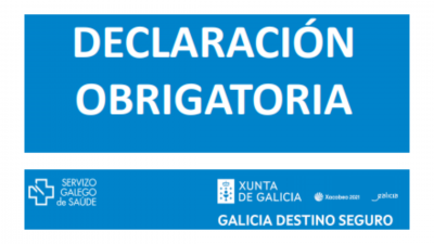 DECLARACIÓN OBRIGATORIA AO CHEGAR OU REGRESAR A GALICIA TRAS UNHA VIAXE