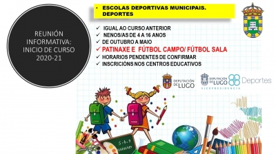 ESCOLAS DEPORTIVAS MUNICIPAIS DE ALFOZ CURSO 2020/21