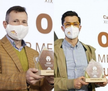 NORABOA AOS NOSOS VECIÑOS IVÁN MARRUBE E JAVIER CARREIRAS POLOS PREMIOS ACADADOS CO SEUS MAGNÍFICOS MELES