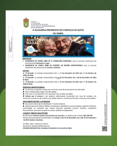 PROGRAMA "XUNTOS POLO NADAL" 2025