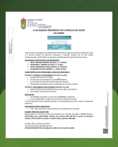 PROGRAMA LUGO TERMAL 2025-2026: APERTURA DO PRAZO DE SOLICITUDES