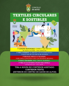 TEXTILES CIRCULARES E SOSTIBLES EN ALFOZ