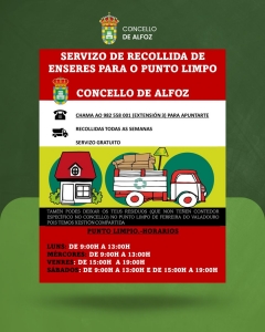 SERVIZO DE RECOLLIDA DE ENSERES PARA O PUNTO LIMPO