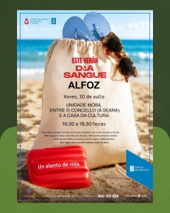 A UNIDADE M&Oacute;BIL DE DOAZ&Oacute;N DE SANGUE VISITAR&Aacute; ALFOZ O VINDEIRO 30 DE XULLO