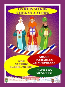 OS REIS MAGOS CHEGAN A ALFOZ