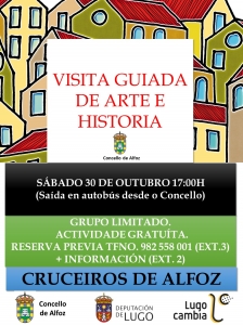 VISITA GUIADA AOS CRUCEIROS DE ALFOZ. SÁBADO 30 DE OUTUBRO.