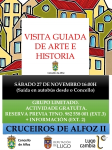 ÚLTIMA VISITA GUIADA DE ARTE E HISTORIA: CRUCEIROS DE ALFOZ (Segunda parte)