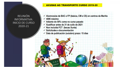 AXUDAS AO TRANSPORTE E TARXETA ESTUDANTE ARRIVA