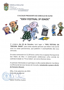 XXIV FESTIVAL DA TERCEIRA IDADE