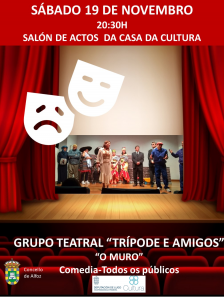 SÁBADO 19 DE NOVEMBRO. TRÍPODE E AMIGOS PRESENTA "O MURO"