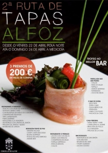 2&ordf; RUTA DE TAPAS DE ALFOZ