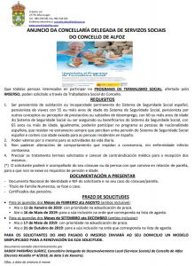 PROGRAMA DE TERMALISMO SOCIAL