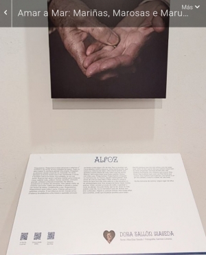 DORA TALLÓN MASEDA É A IMAXE DE ALFOZ NA EXPOSICIÓN DO MUSEO PROVINCIAL DE LUGO "AMAR A MAR: MARIÑAS, MAROSAS E MARUXAINAS"