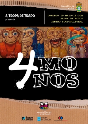 ESPECT&Aacute;CULO CATRO MONOS EN ALFOZ