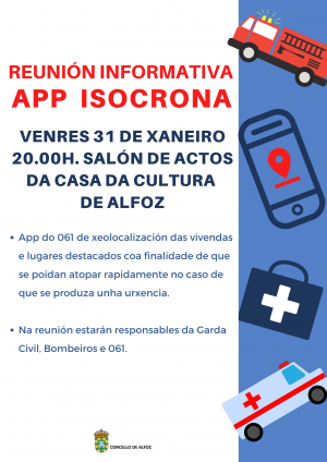 REUNI&Oacute;N INFORMATIVA  APP  ISOCRONA