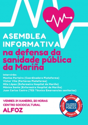 ASAMBLEA INFORMATIVA NA DEFENSA DA SANIDADE P&Uacute;BLICA DA MARI&Ntilde;A